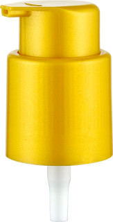 Le traitement cosmétique d'or en aluminium pompe universel K702-8 antigouttes