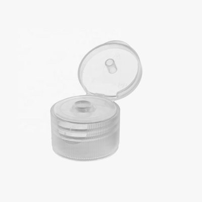 K902-1 Flip Top Plastic Cap ISO14001 18/20/24/28mm transparent non-toxique