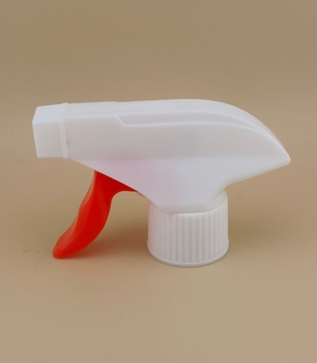 Pulvérisateur de pompe à déclenchement en plastique en PP blanc Bouton rouge K101-8 pour l'industrie chimique