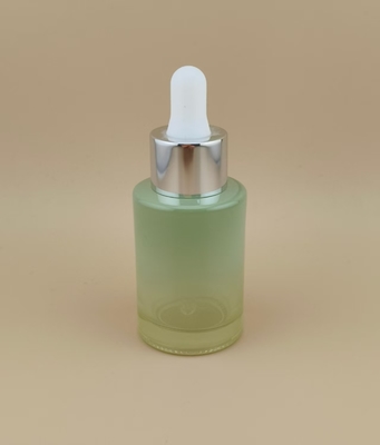Nouveau design clair changement progressif Matcha vert lisse rond bouteille gouttelette K-GBL30 pour l'essence