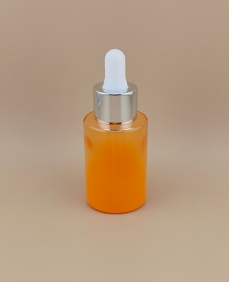 Nouveau design clair changement progressif orange bouteille goutteuse ronde lisse K-GBL30 pour essence