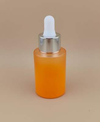 Changement progressif clair Bouteille goutteuse ronde orange mate K-GBL30 pour essence