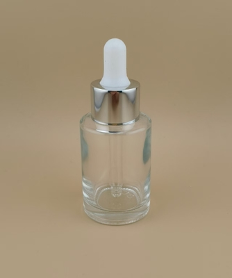 K-GBL30 Bouteille gouttelette en verre Claire Lisse pour une application d'essence précise