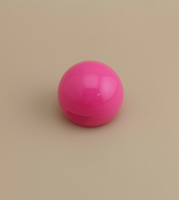 Plastique rose petit couvercle sphérique lisse pour bouteilles cosmétiques
