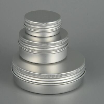 Contenant en aluminium de 5 ml 15 ml 30 ml 50 ml 100 ml 150 ml 200 ml Bouteille en aluminium dorée en fer blanc pour emballage de crème cosmétique Bouteille en aluminium métallique