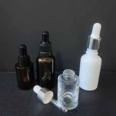 Fournisseur de haute qualité Amber Clear Boston 2 oz bouteille d' huile essentielle en verre avec goutte-à-goutte 60 ml pour sérum