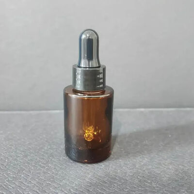 Flacon compte-gouttes en verre ambré pour huile essentielle, 5ml, 10ml, 15ml, 20ml, 30ml, 50ml, 100ml