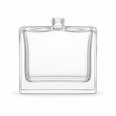 Bouteilles en verre de parfum de luxe personnalisées rectangulaires 60 ml 100 ml